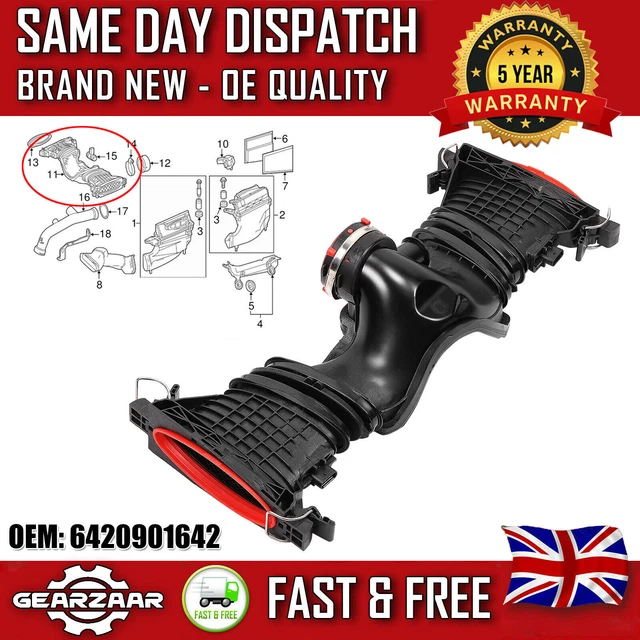 FOR MERCEDES M Class Air Intake Mass Air Flow Sensor 6420901642 W166 Ml