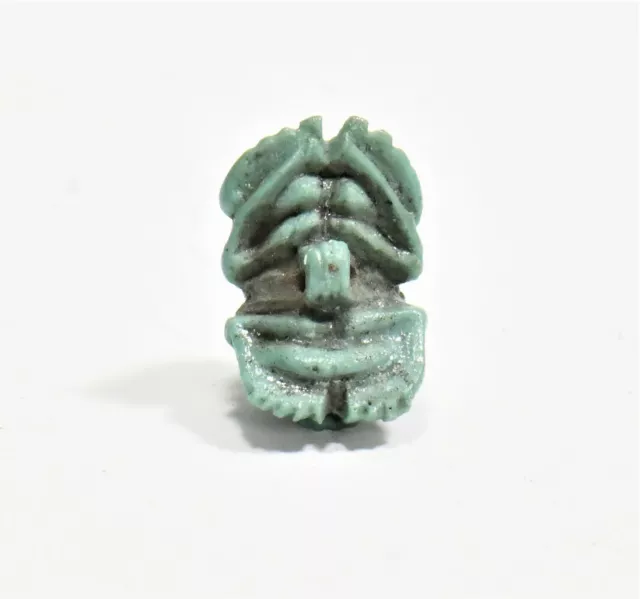 Ancient Egyptian Turqoise Faience Scarab