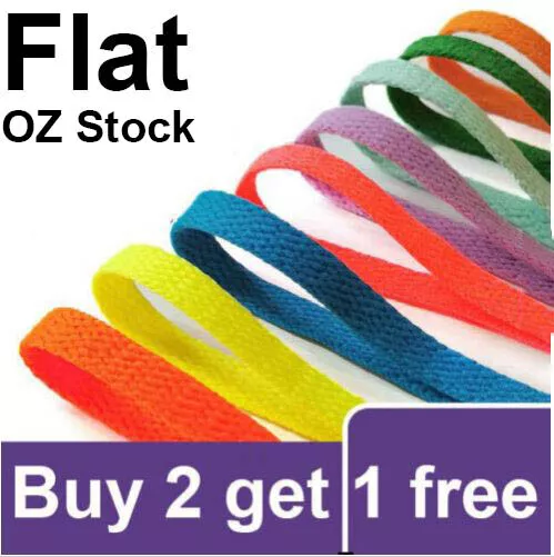 Athletic Shoelaces Colorful Coloured  Flat Round Bootlace Sneaker shoe laces