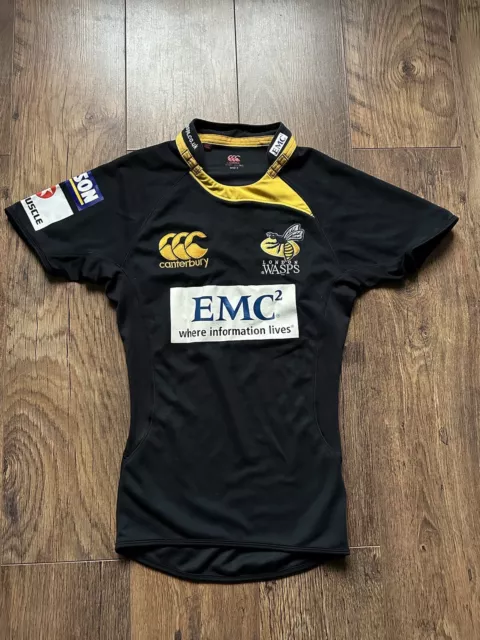 London Wasps Rugby Union Shirt 2009 / 2010 Canterbury Jersey Shirt Size S