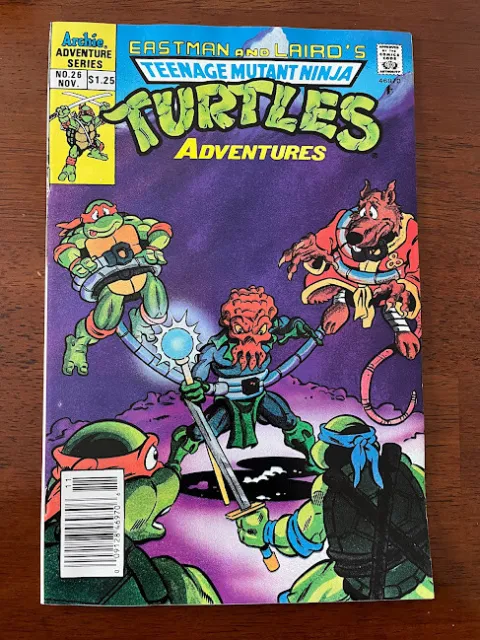 Teenage Mutant Ninja Turtles Adventures # 26 Vf Newsstand Archie Comics 1991