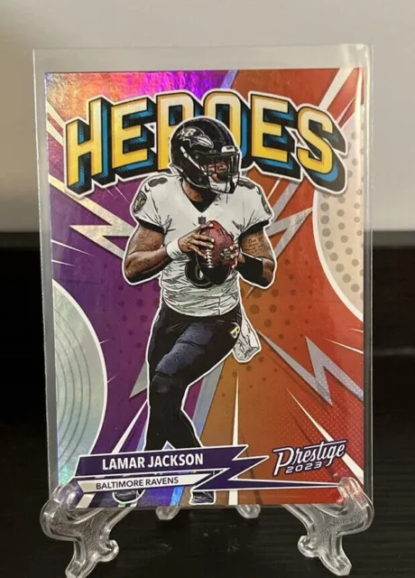 2023 Prestige Heroes #5 Lamar Jackson - Baltimore Ravens
