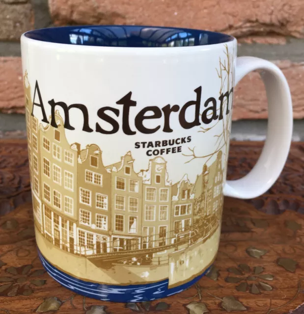 Starbucks Global Icon City Mug Tasse Amsterdam V1 Netherlands NEU mit SKU 414ml