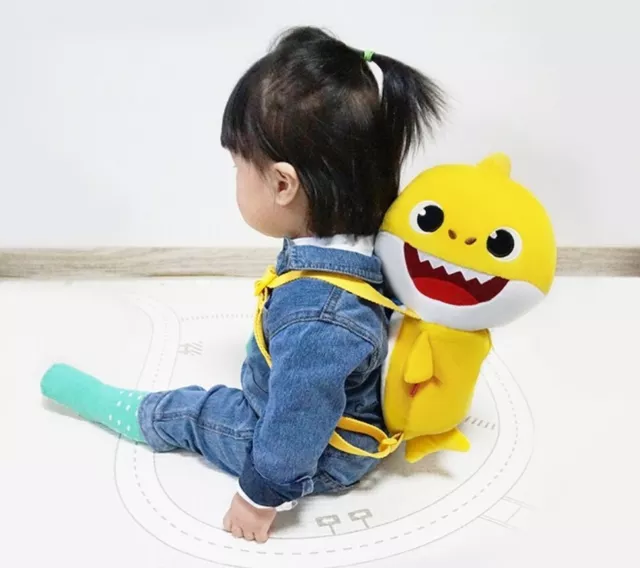 Pinkfong Baby Shark Plush Doll Back Pack Lunch Bag Box Yellow Toddler Kids