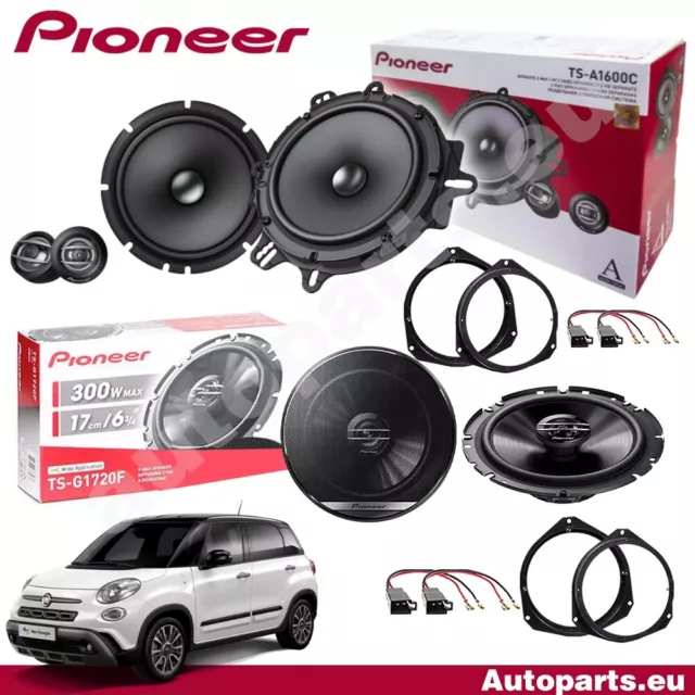 Set 6 Haut Parleur Haut-Parleurs Pioneer TS-A1600C-TS-G1720F Avant + Post pour