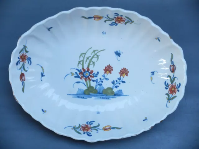 Faience Franche Comte Cirey Les Bellevaux Rioz ?  Nevers Bassano Assiette Xviii