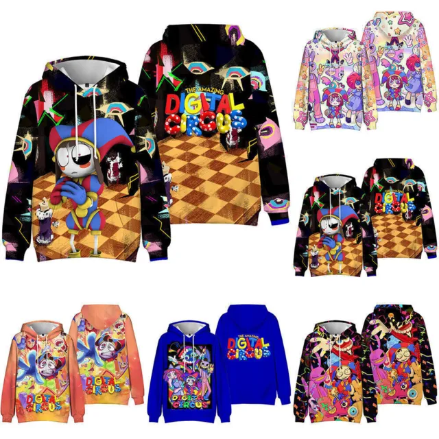 The Amazing Digital Circus Kids Hoodie Sweatshirt Long Sleeve Pullover Jumper '