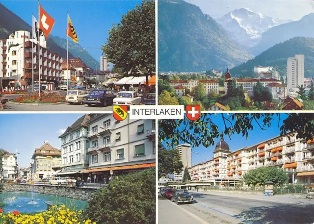 alte AK Interlaken, Berner Oberland, Schweiz 1981 gelaufen Ansichtskarte B036e