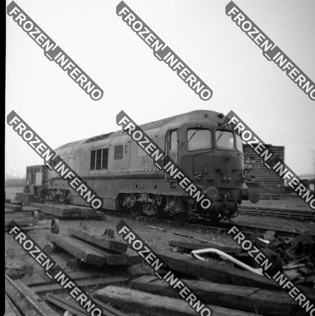 OLD NEGATIVE.BRITISH RAILWAYS Diesel Locomotive.No.18000.Swindon ...