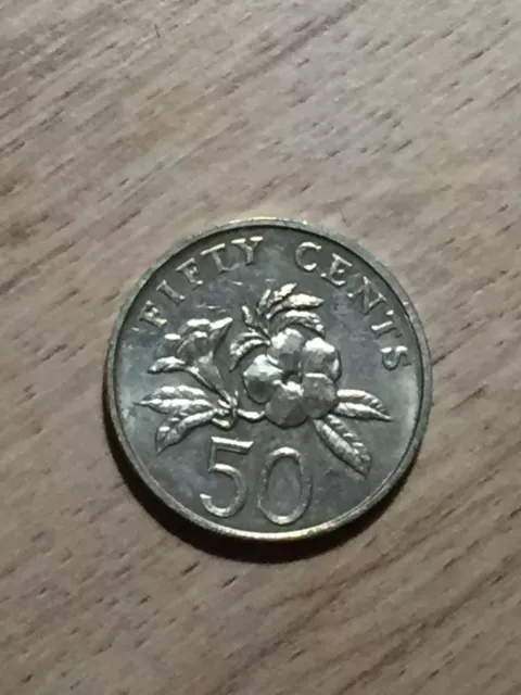 Monnaie Singapur 50 Cents