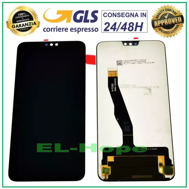 Display Lcd Per Huawei Honor 9X Lite Touch Screen Vetro Schermo Assemblato Nero