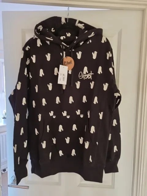 G Foot Gorillaz Palm Print Hoodie Large Limited Edition RRP £175