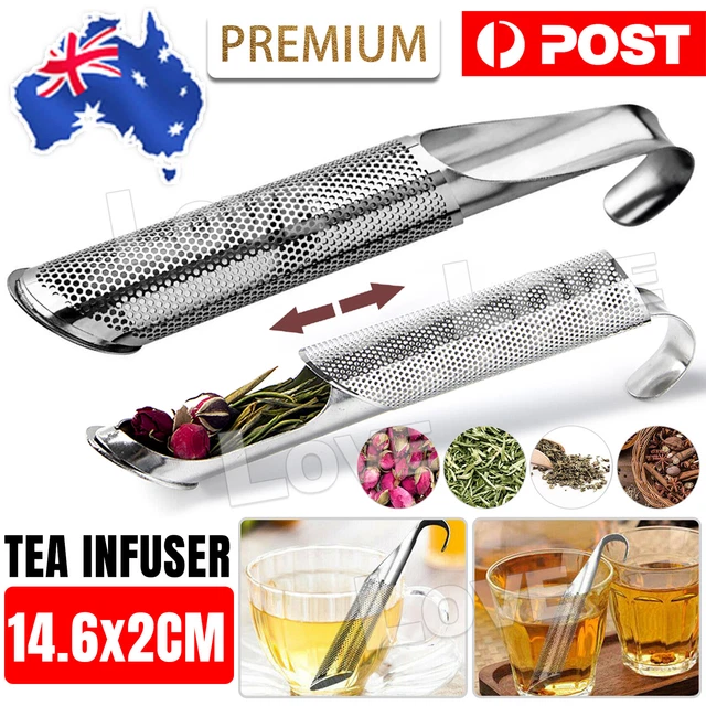 Mug Filter Herbal Leaf Strainer Tea Infuser Stainless Steel Loose Mesh Diffuser