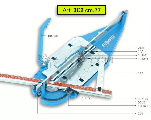 Piezas De Repuesto Repuestos Y Accesorios Para Azulejo Cortador Sigma 3C2