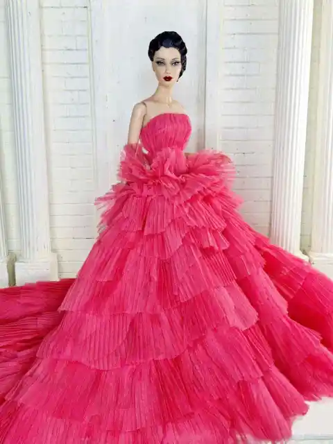 Dress Red carpet 2019 FOR Tyler Super doll Sybarite Deva dolls,FR  Kingdom doll