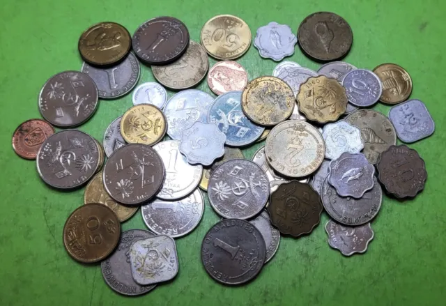 Malediven - Münzen Konvolut / Lot - Siehe Original Bild