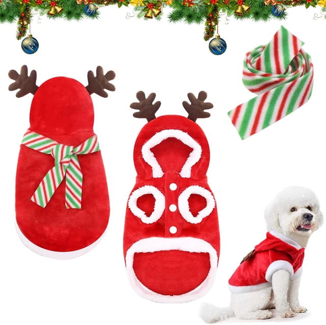 Costume Di Natale per Animali Domestici,Vestiti Natale Gatto Cane Pet Costume Na