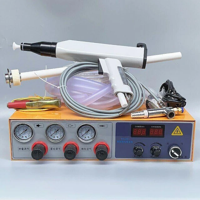portable powder coating experiment system, automatic spray gun equipment