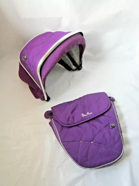 Silver Cross Wayfarer Pioneer Purple Hood & Apron Colour Pack