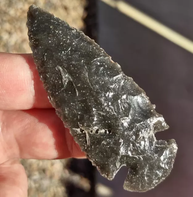 modern arrowhead 3" New Mexican Obsidian
