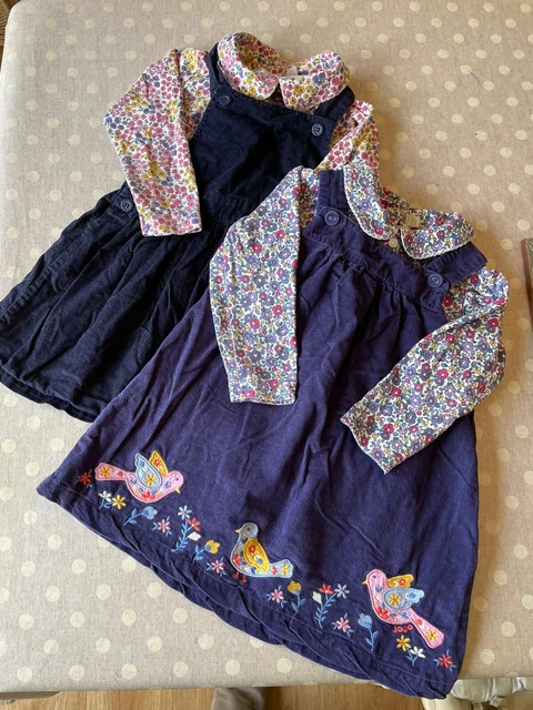 Jojo Maman Bebe Girls Dress & Top Bundle 2-3 years