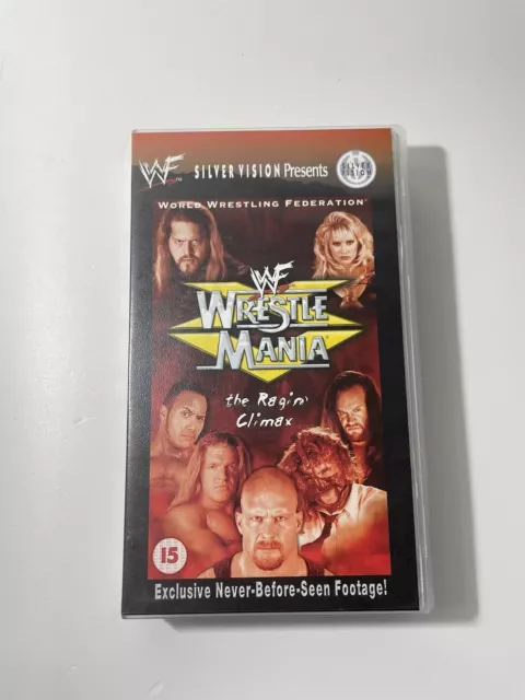 Wwe Wwf Wrestlemania Vhs Wrestling Video Tape Vintage
