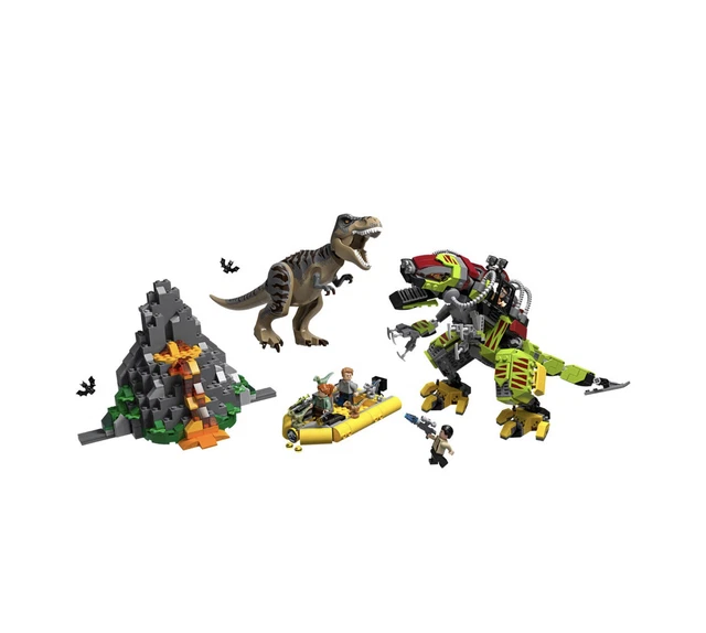 LEGO JURASSIC WORLD T. rex vs Dino-Mech Battle 75938 ages 8+ 716 pcs (L ...