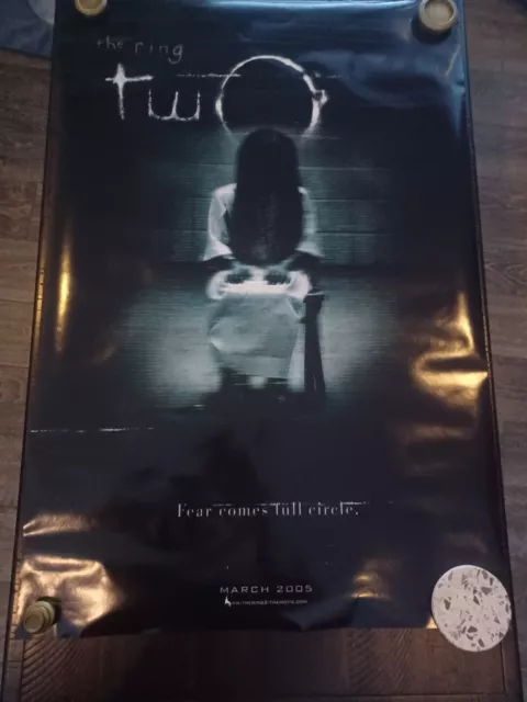 The Ring Two Movie Poster Horror Double Sided Original Large 27" X 40"