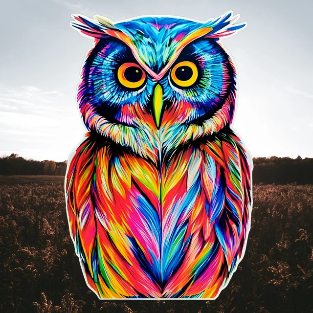 BARN OWL VINYL Decal Sticker WATERPROOF Die Cut to Shape Wall Laptop Car #125A