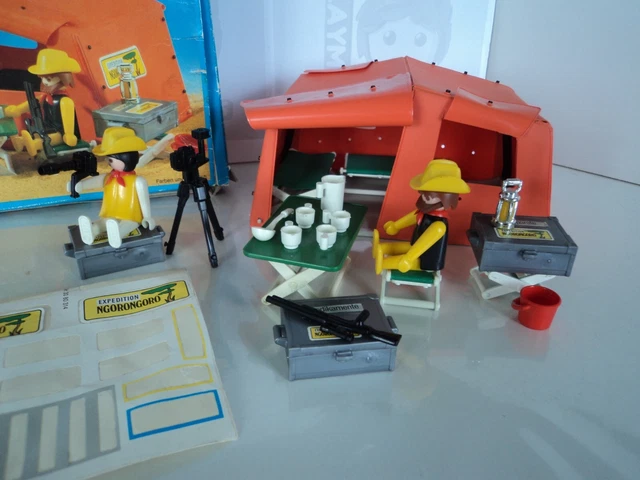 Playmobil 3413 Carpa Exploradores Safari Vintage 1980 Rtromx | Meses sin interés
