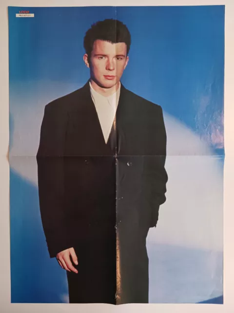 RICK ASTLEY A2 poster from Norwegian magazine LOGO 1988. $35.00 - PicClick