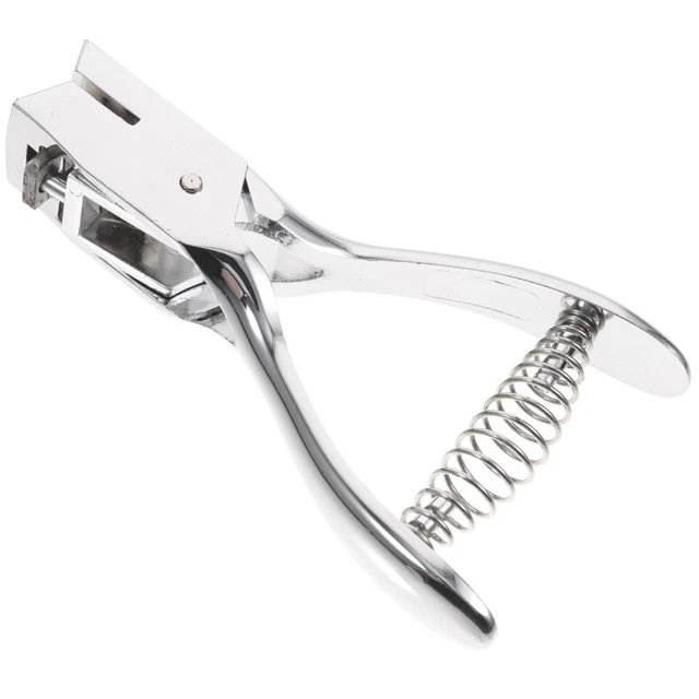 Occhiello Pinza Attrezzo Kit Foro Punzone & 500 Metallo Oro Argento Rondelle