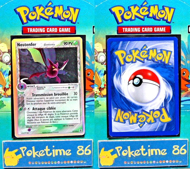 Pokémon, EX ESPECES DELTA, NOSTENFER, rare holo, 2/113,  en bel état