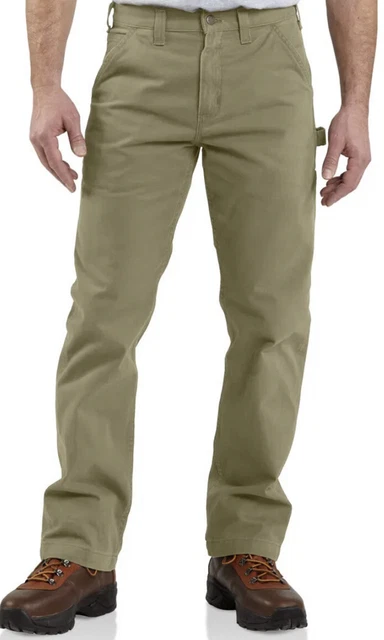 Carhartt Men's Washed Twill Dungaree Relaxed Fit - BN0234-M, Olive Green 32x32