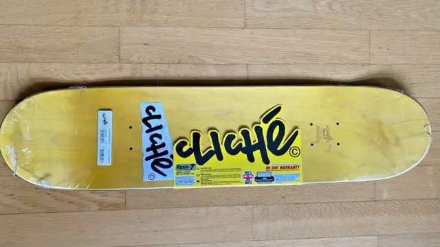 Cliché Skateboard-Deck, CLE-Handwritten R7  Skateboard Deck - (7,8 x31,5") NEU