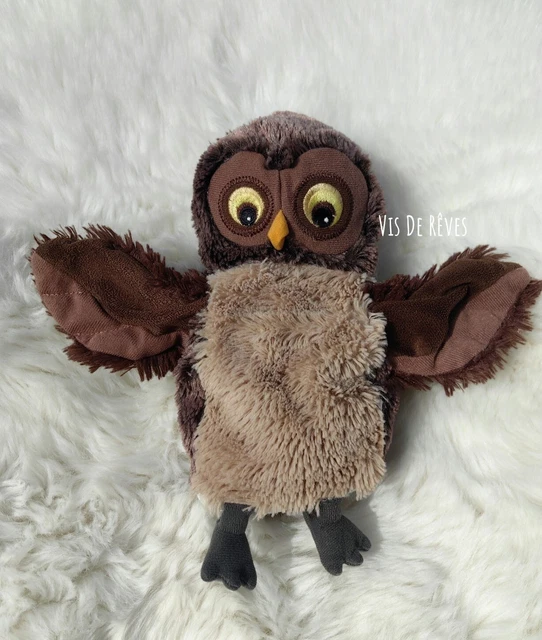 DOUDOU MARIONNETTE HIBOU Marron Vandring Uggla Ikea EUR 19,00