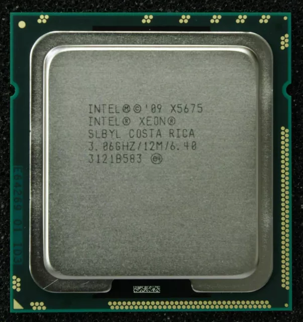 Intel Xeon Hexa Core X5675 3.06Ghz 12M Cache Cpu Processor Slbyl Socket Lga1366