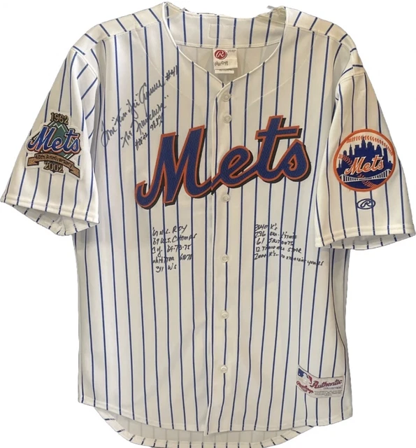 Tom Seaver Signed Rawlings NY Mets MLB Authentic 15 Stat Jersey Hof Auto CBM LOA Tom Seaver Signed Rawlings NY Mets MLB Authentic 15 Stat Jersey Hof Auto CBM LOA