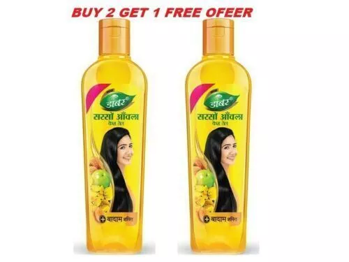 New Dabur Sarso Amla Hair Oil Indian Gooseberry Mustard Hair Fall 40Ml Buy2 Get3