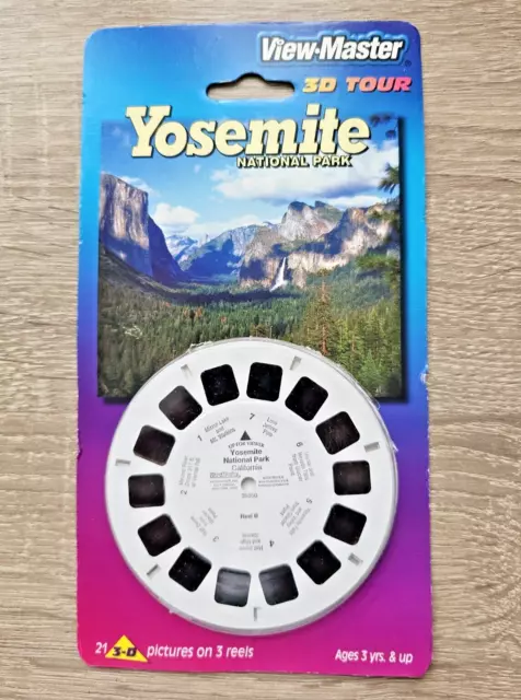 Yosemite Nationalpark Viewmaster Walzen Set 35350 selten fehlende 1 Walze Q552