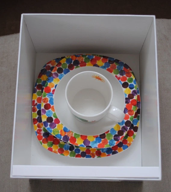 PORTMEIRION ERIC CARLE The Very Hungry Caterpillar bowl, plate & mug