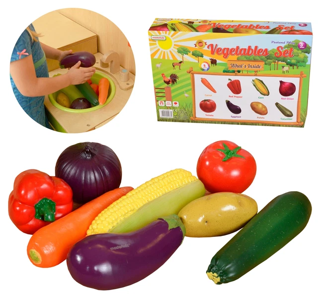 Masterkidz Réaliste Légumes pour La Cuisine Set