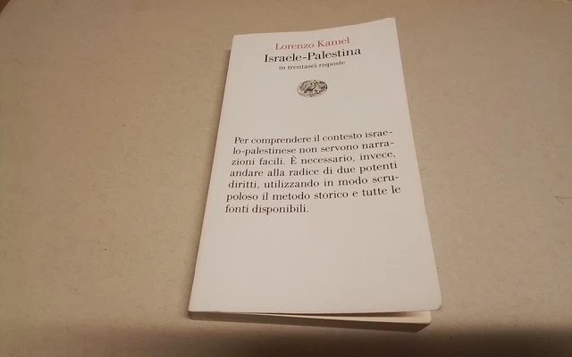 Israele-Palestina in trentasei risposte - Kamel Lorenzo, 28g25
