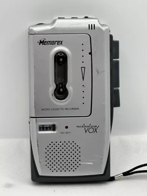 MEMOREX Micro Cassette Recorder with Built-In-Speaker Model MB2190 Some Scuffs