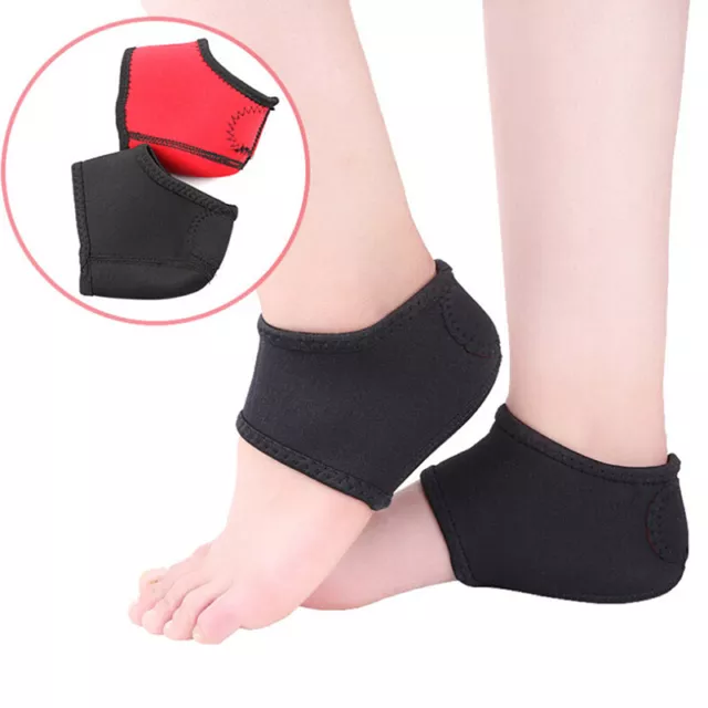 1 Pair Plantar Fasciitis Wrap Arch Support Relieve Heel Sleeve Spur Pain S~m'