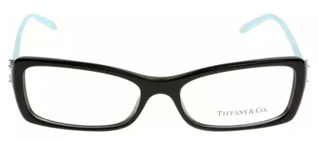 TIFFANY & CO  eyeglasses - TF2091B 8001 - Black / Tiffany Powder Blue - Womens 2