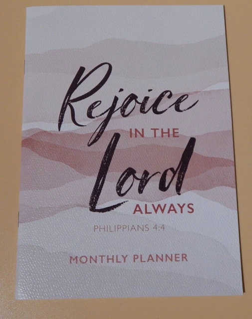 JOT 2024 MONTHLY Planner/Rejoice in the Lord Always/9 x 7 6.99 PicClick