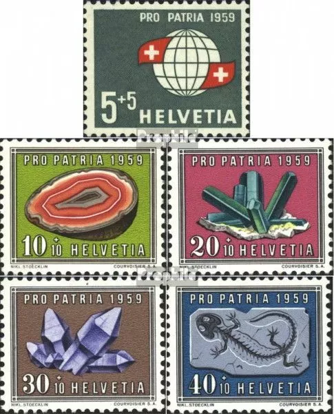 Schweiz 674-678 (kompl.Ausgabe) postfrisch 1959 Pro Patria