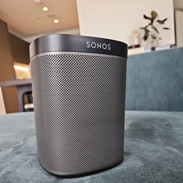 SONOS PLAY:1 COMPACT Wireless Smart Speaker - Black - DENTED - USED EUR 57,41 - IT
