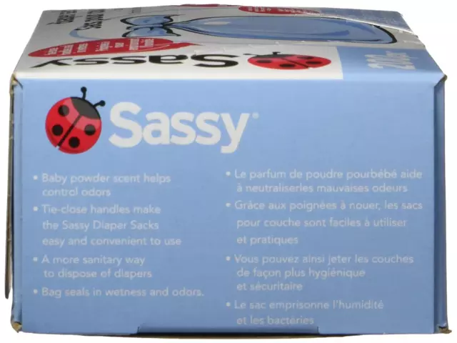 Sassy Baby Disposable Diaper Sacks, 200 Count, Packaging may vary 2